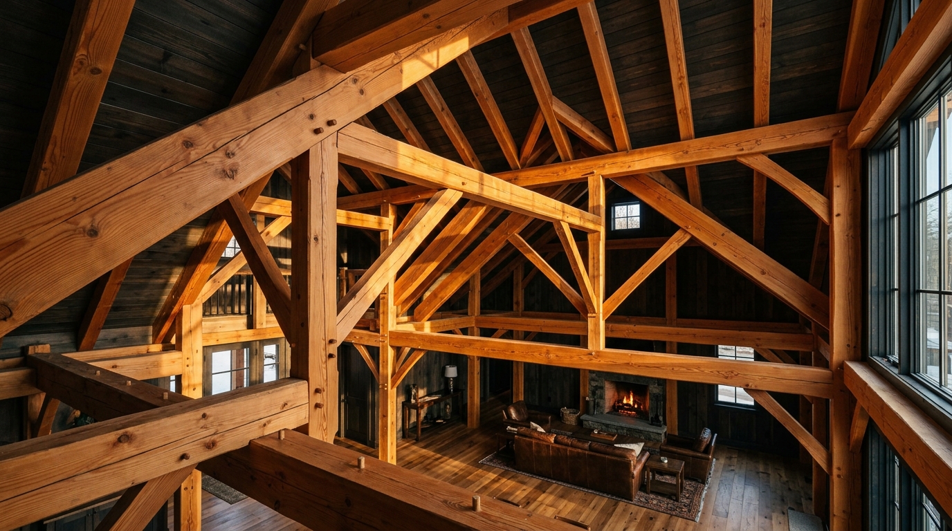 Pinheiro's Carpentry Inc timber framing and architectural structural joinery